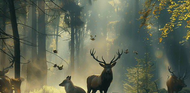 Tierisch viel los im Wald